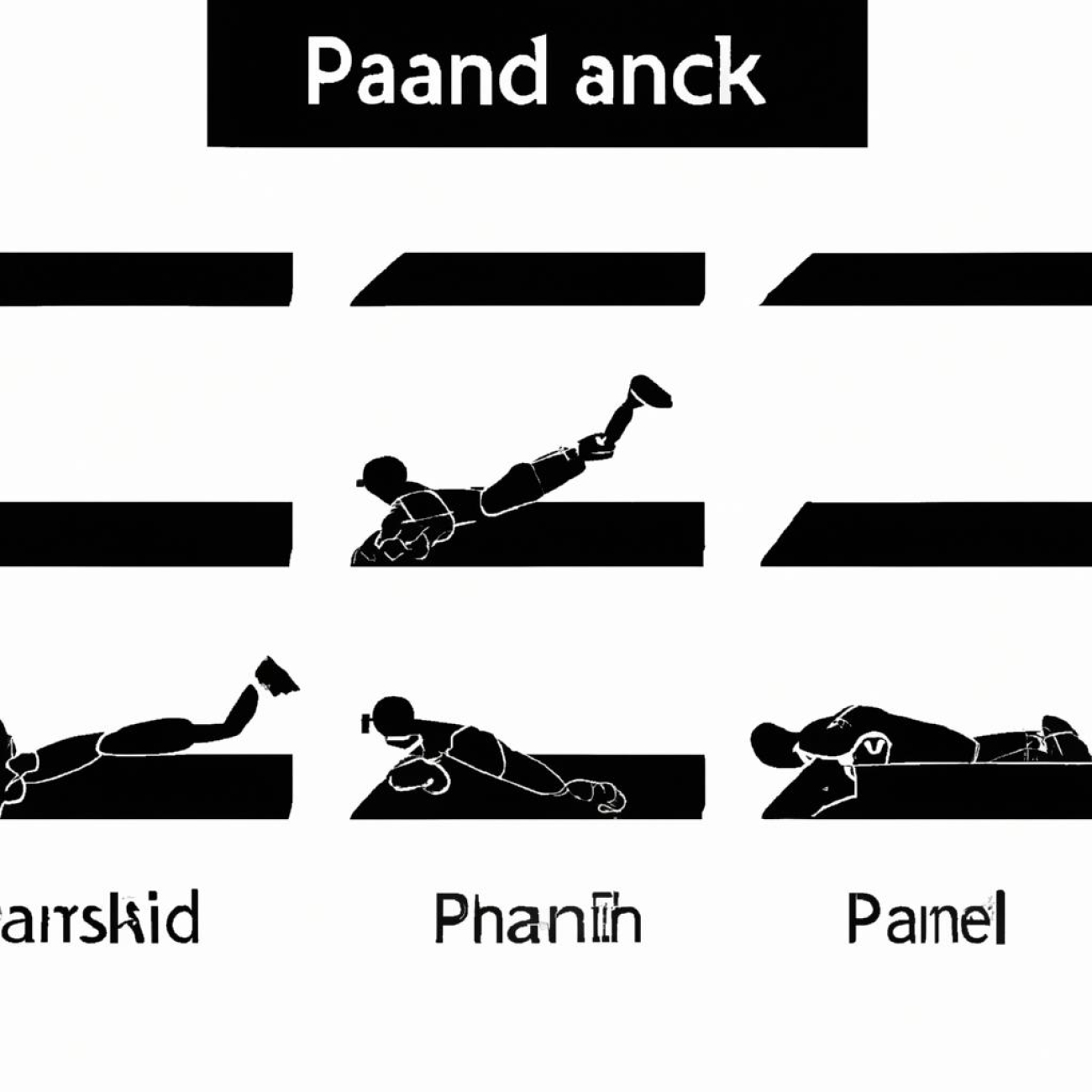 - Variace planku pro různé stupně pokročilosti