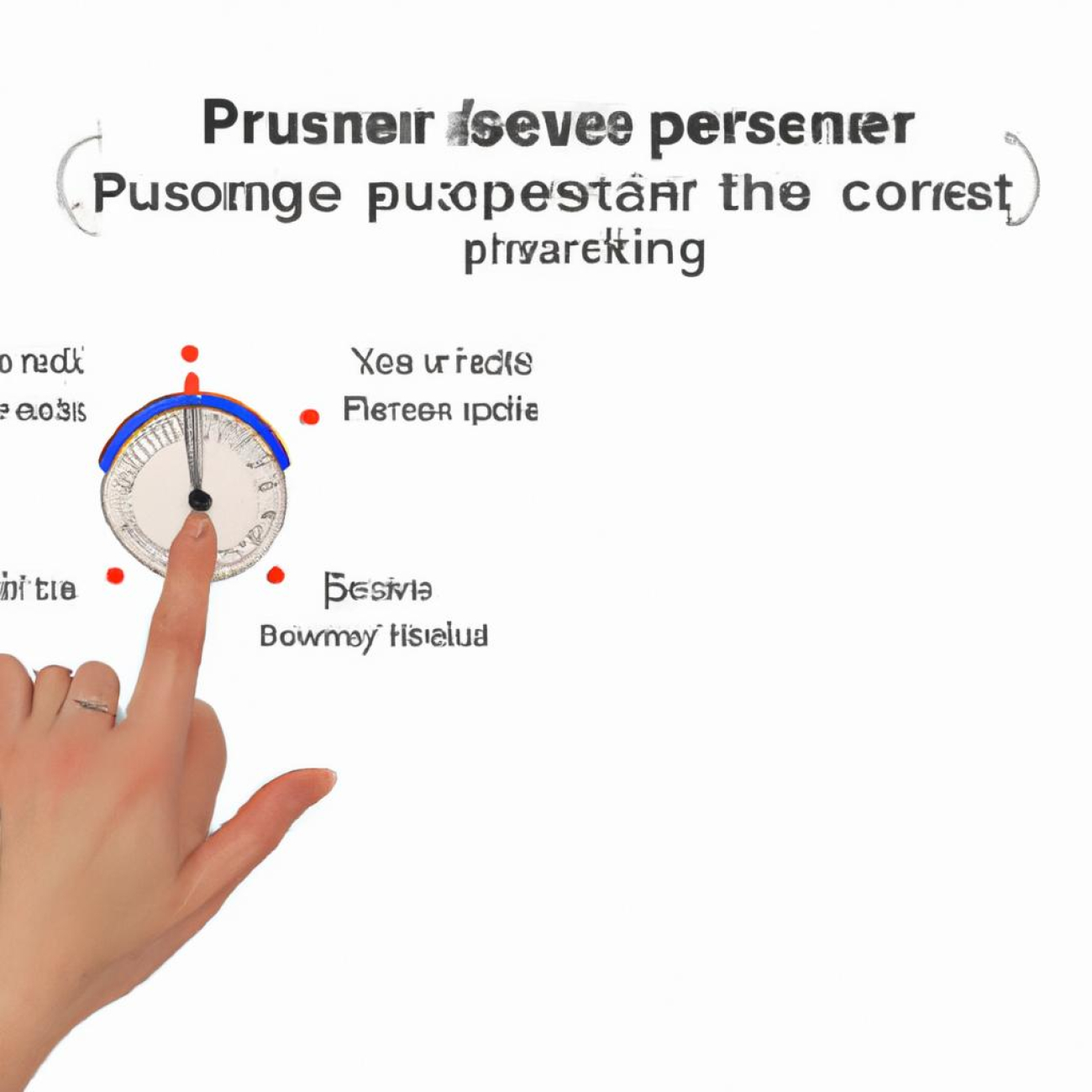 Doporučení ohledně intenzity tlaku​ při stimulaci akupresury